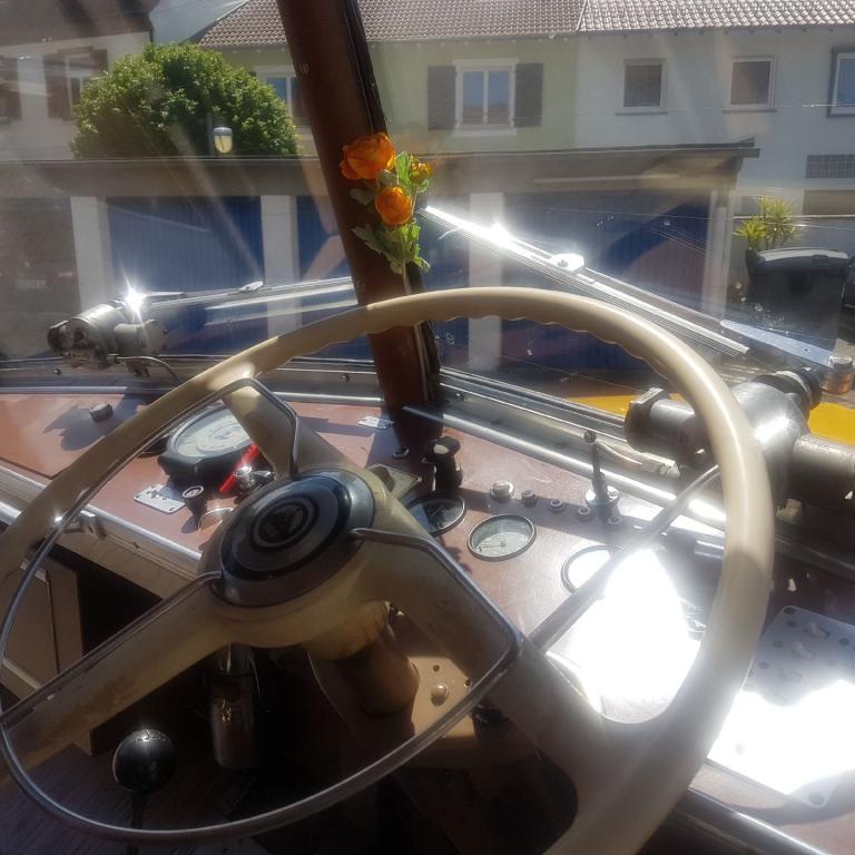 Oldtimerbus Cockpit