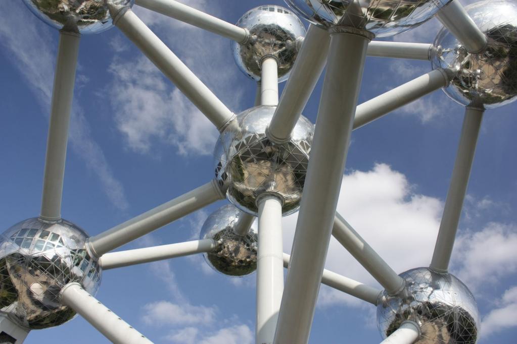 Wahrszeichen von Brüssel das Atomium